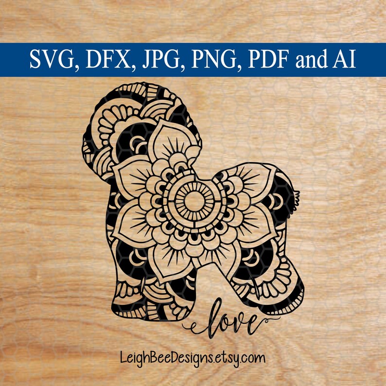 Download Mandala Svg Cut File Bichon Frise Svg Bichon Frise Mandala Svg Cutting Files Dog Mandala Dog Svg Mandala Commercial Use Svg Clip Art Art Collectibles