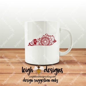 Download Kentucky Mandala SVG Mandala SVG svg Files SVG svg file | Etsy