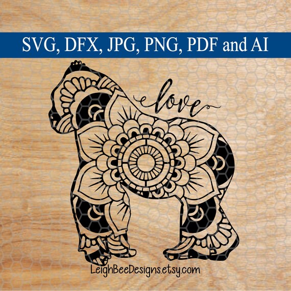 Download Gorilla Svg File Mandala