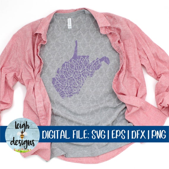 Download West Virginia Mandala Svg West Virginia Dfx Eps Cut File Etsy PSD Mockup Templates