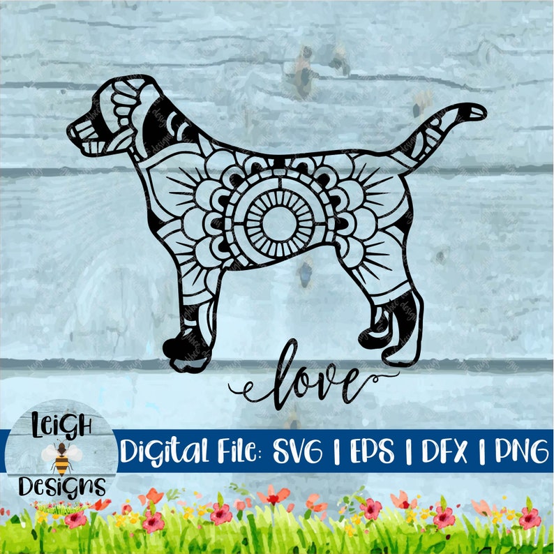 Download Labrador Retriever Mandala SVG Retriever Mandala svg | Etsy
