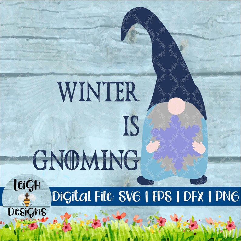Download Gnome svg Winter is Gnoming SVG PNG EPS Cut File and | Etsy