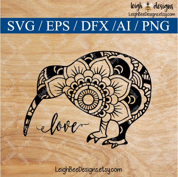 Download Kiwi Bird Mandala Svg Svg Svg Files Svg Files For Cricut Etsy