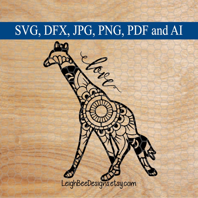 Download Giraffe Svg Giraffe Mandala Svg Mandala Giraffe Mandala Etsy