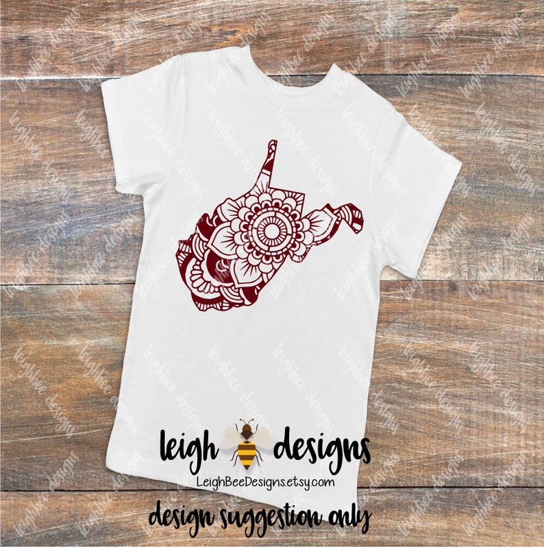 Download West Virginia Mandala SVG Mandala SVG svg Files SVG svg | Etsy