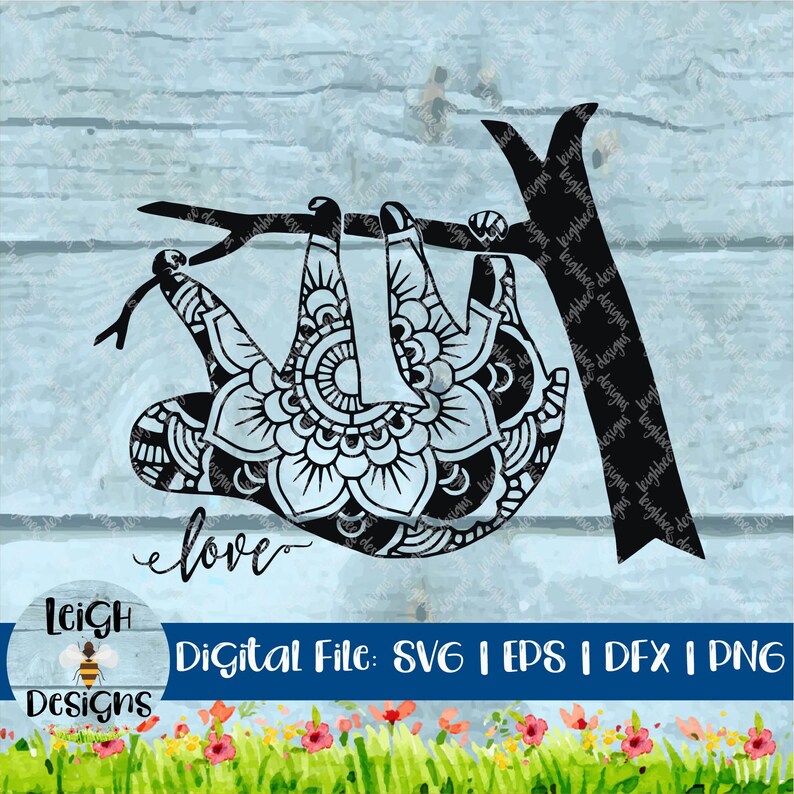 Download Art Collectibles Clip Art Cut File Animal Svg Commercial Use Svg Svg Sloth Mandala Svg Svg Designs Mandala Svg Svg Mandala Mandala Sloth Svg