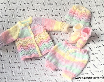 19/20 inch Reborn/silicone baby doll clothing set, hand knit set