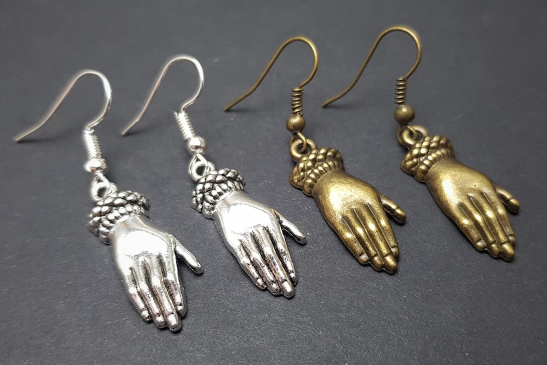SilverBronze Selection Victorian Gothic Occult Dagger Earrings