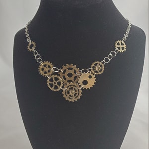 Steampunk Gear Necklace