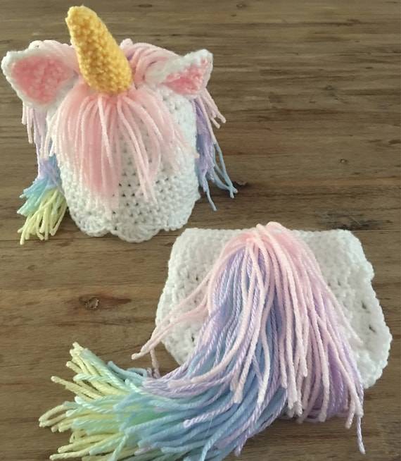 crochet baby unicorn outfit