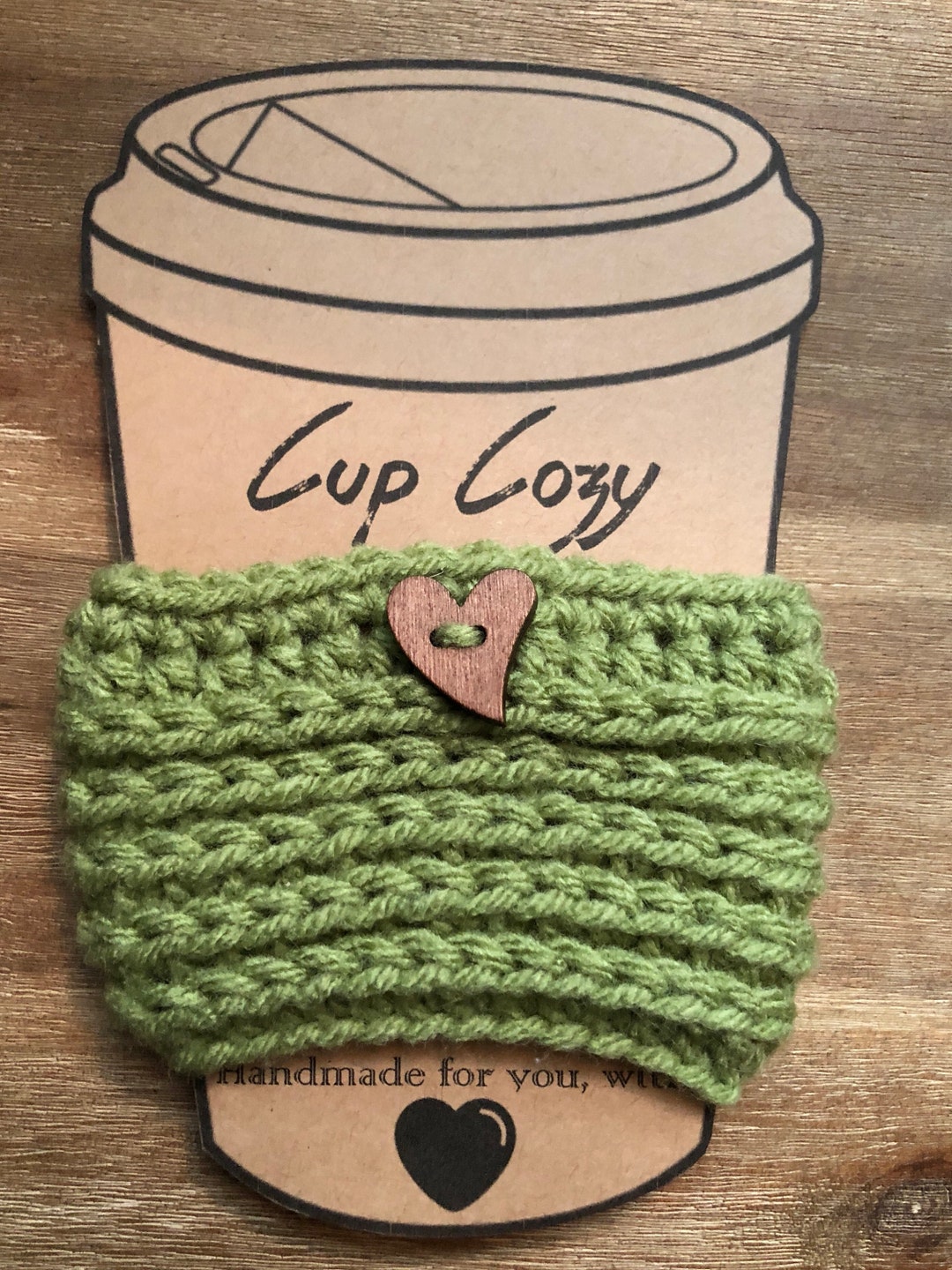 Coffee Cozy, Hot Cup Cover, Fall Cup Cozy Cover, Crochet Coffee Sleeve