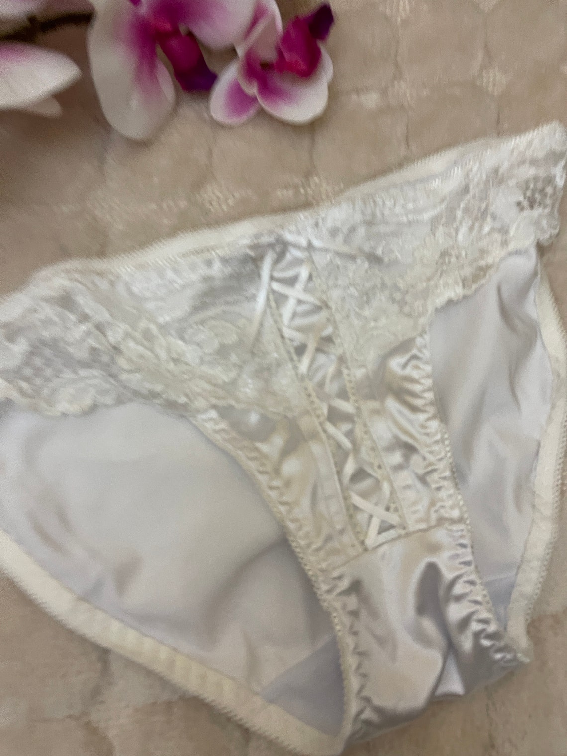 Ancona white Panties women size L | Etsy