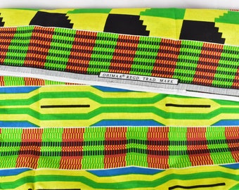 Colorful Ohimaa African Style Print Fabric 3-3/4 Yard Piece