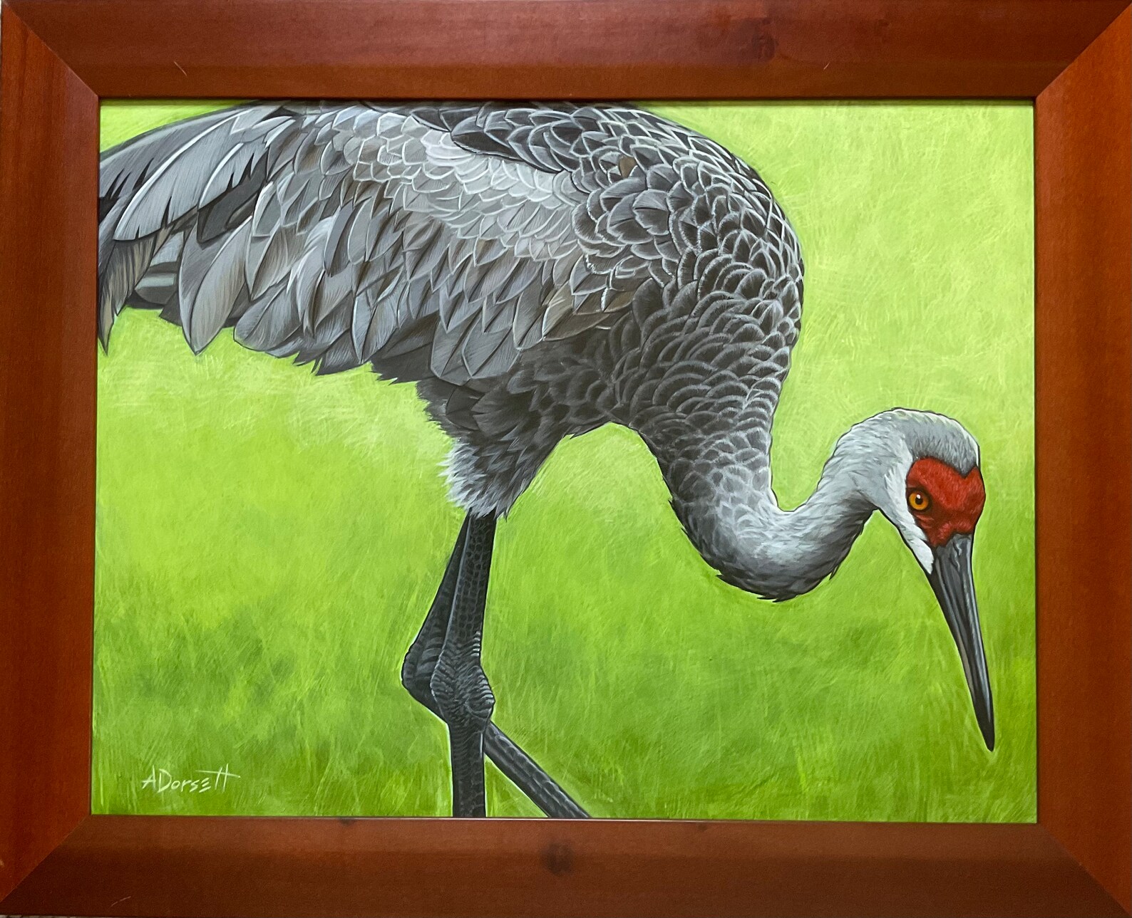Sandhill Crane Painting - Etsy