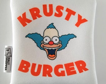 The Simpsons Reusable Snack Bag Zipper Pouch - Krusty Burger