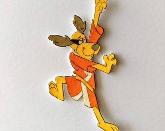 Hong Kong Phooey Pin or Magnet - Classic Hanna Barbera Cartoon