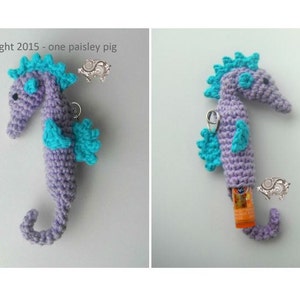 Seahorse Lip Balm Holder - PDF CROCHET PATTERN