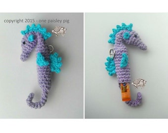 Seahorse Lip Balm Holder - PDF CROCHET PATTERN
