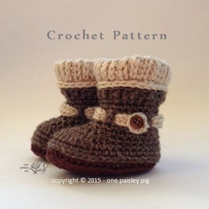 Woodland Woolies Baby Booties PDF CROCHET PATTERN image 4