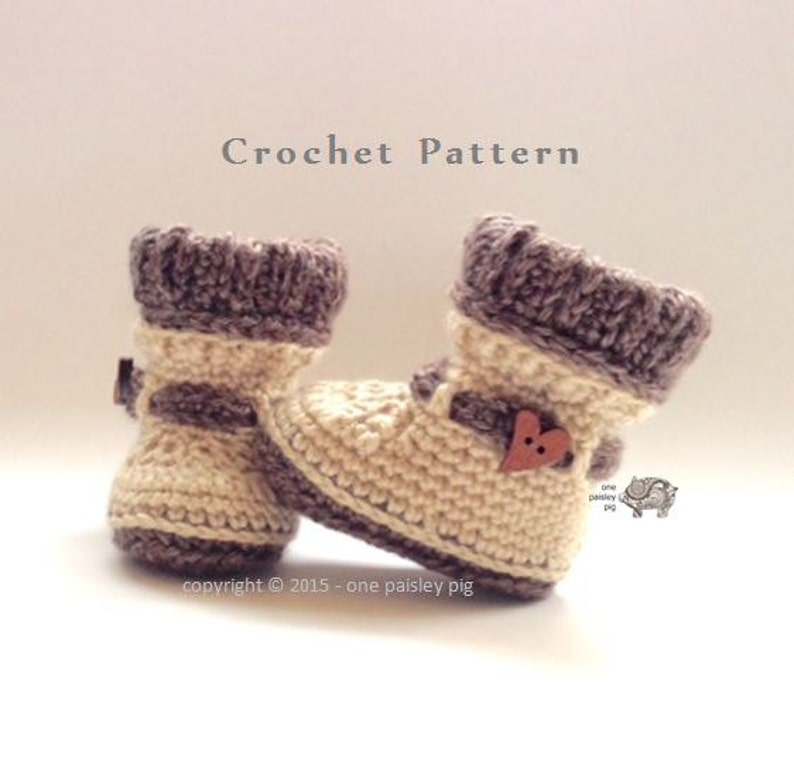 Woodland Woolies Baby Booties PDF CROCHET PATTERN image 3