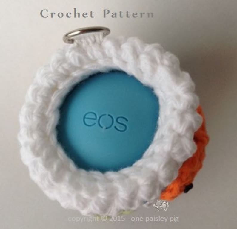 EOS Lip Balm Holder Fish Bowl Instant Download CROCHET Etsy