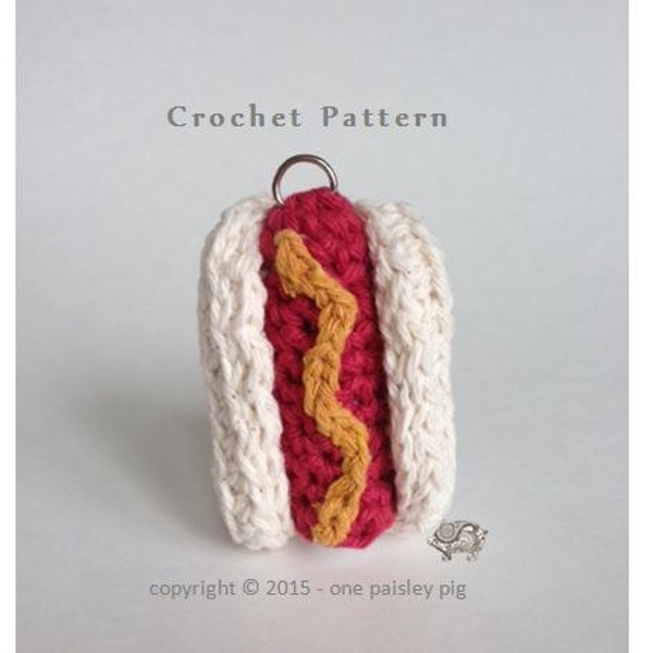 Hot Dog Lip Balm Holder - PDF CROCHET PATTERN