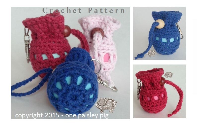 Eos Lip Balm Holder Pouch PDF CROCHET PATTERN Etsy