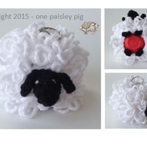 Sheep eos Lip Balm Holder - PDF CROCHET PATTERN