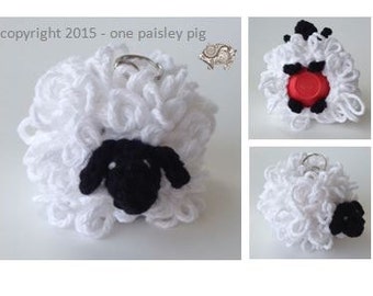 Sheep eos Lip Balm Holder - PDF CROCHET PATTERN