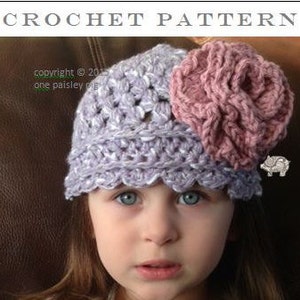 Gracyn Baby & Toddler Hat - PDF CROCHET PATTERN