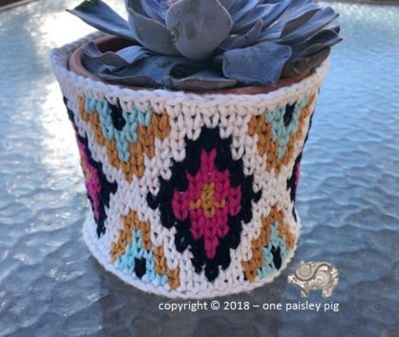 Pattern for South West Basket Set Instant Download PDF CROCHET PATTERN image 3