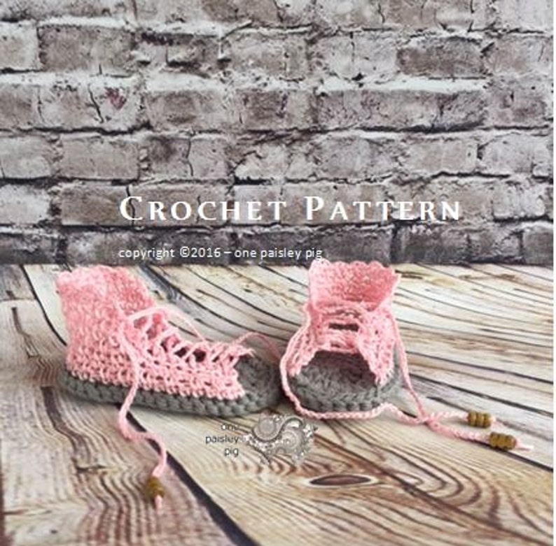 Baby Gladiator Sandals Instant Download PDF CROCHET PATTERN image 1