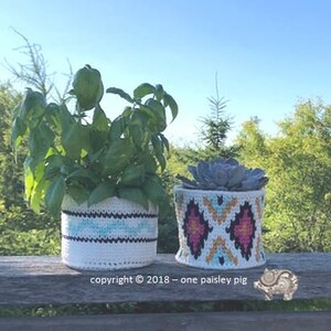 Pattern for South West Basket Set Instant Download PDF CROCHET PATTERN image 2