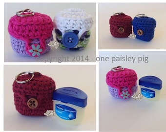 Mini Vaseline Lip Therapy Holder - PDF CROCHET PATTERN