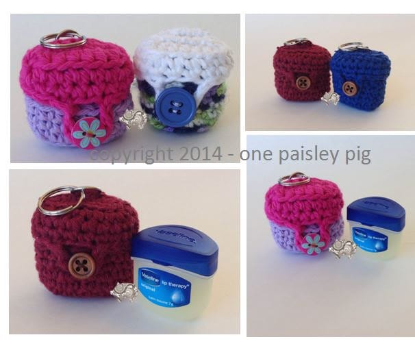 Mini Vaseline Lip Therapy Holder - PDF CROCHET PATTERN