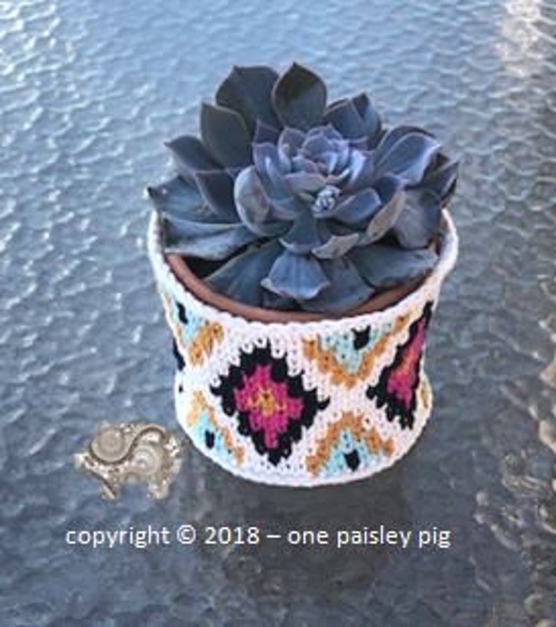 Pattern for South West Basket Set Instant Download PDF CROCHET PATTERN image 5