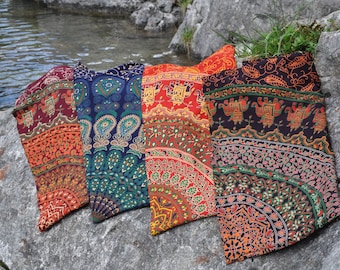 beach towel sarong with mandala pattern
