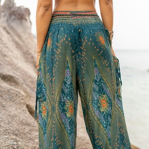 pants turquoise image 5