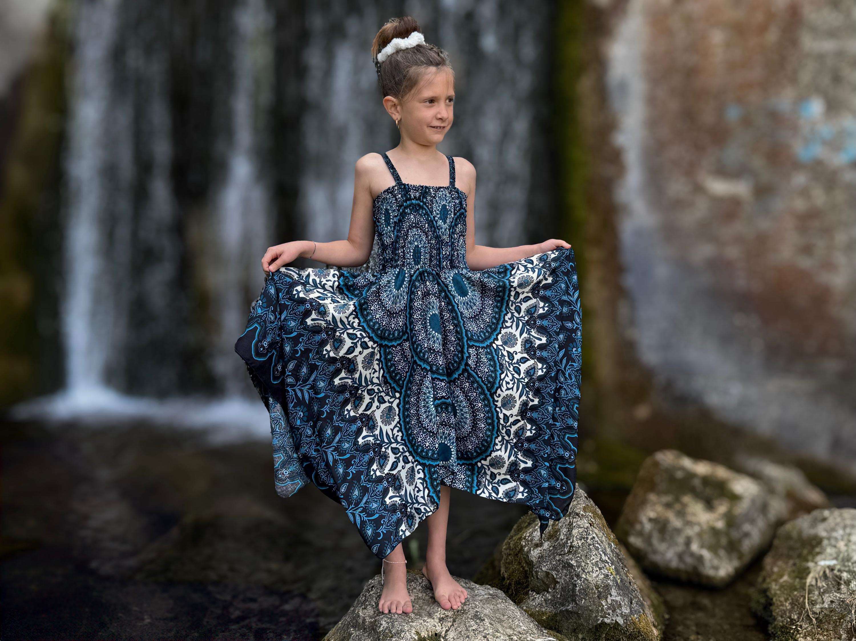 Light Fairy Dress for Girls  Colorful Boho Summer Dress - Etsy Ireland
