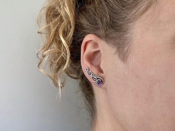 Daesar Orecchini Senza Foro Per L'orecchio, Da Donna, A Clip, Senza Nichel, Alla Moda, Argento Sterling, Nessuna Pietra Preziosa - Foto 8