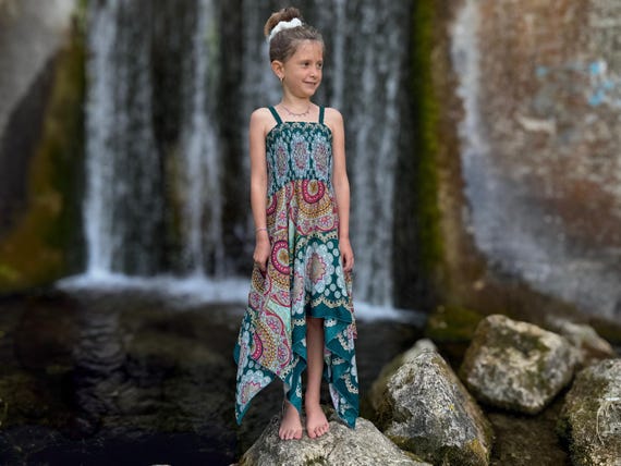 Light Fairy Dress for Girls – Colorful Boho Summer Dress