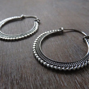 hoop earrings silver or gold filled 925er Silber