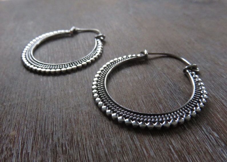 hoop earrings silver or gold filled 925er Silber