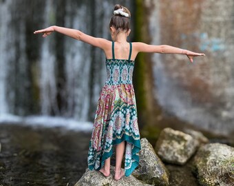 Dress Barefoot Toddler Summer Dresses Light Fairy Dress For Girls   Colorful Boho Summer Dress UK