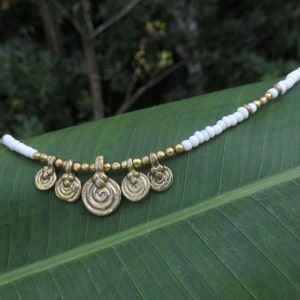 Bracelet de cheville avec petites spirales en laiton image 2