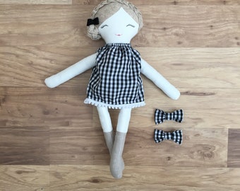 Little Lolly Dolls, handmade plush doll, cloth doll, rag doll