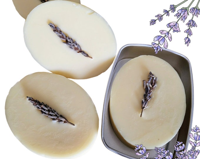 Lavender Arnica Lotion Bar Set: Handcrafted Solid Body Butter with Soap Dish.Hydrating Lotion Bars for Body,after shower,Foot-Care,Hand-Care