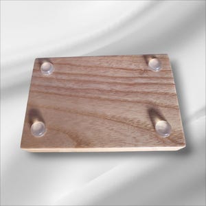 Natural Teak Wood Soap Holder.Wooden Soap Tray. Elegant Teak Wood Soap Dish.Rustic,Boho,Natural Soap Tray.Bathroom,Shower,Kitchen Soap Dish image 4