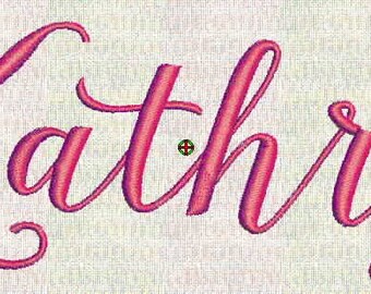 Embroidery Machine Designs Font Monogram Alphabet Fancy Script Font 52 Files PES Format INSTANT DOWNLOAD