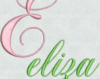 HUGE Sale Instant Download Machine Embroidery Designs Fonts Monogram Alphabet Font Upper And Lower Case 52 Files JEF Format